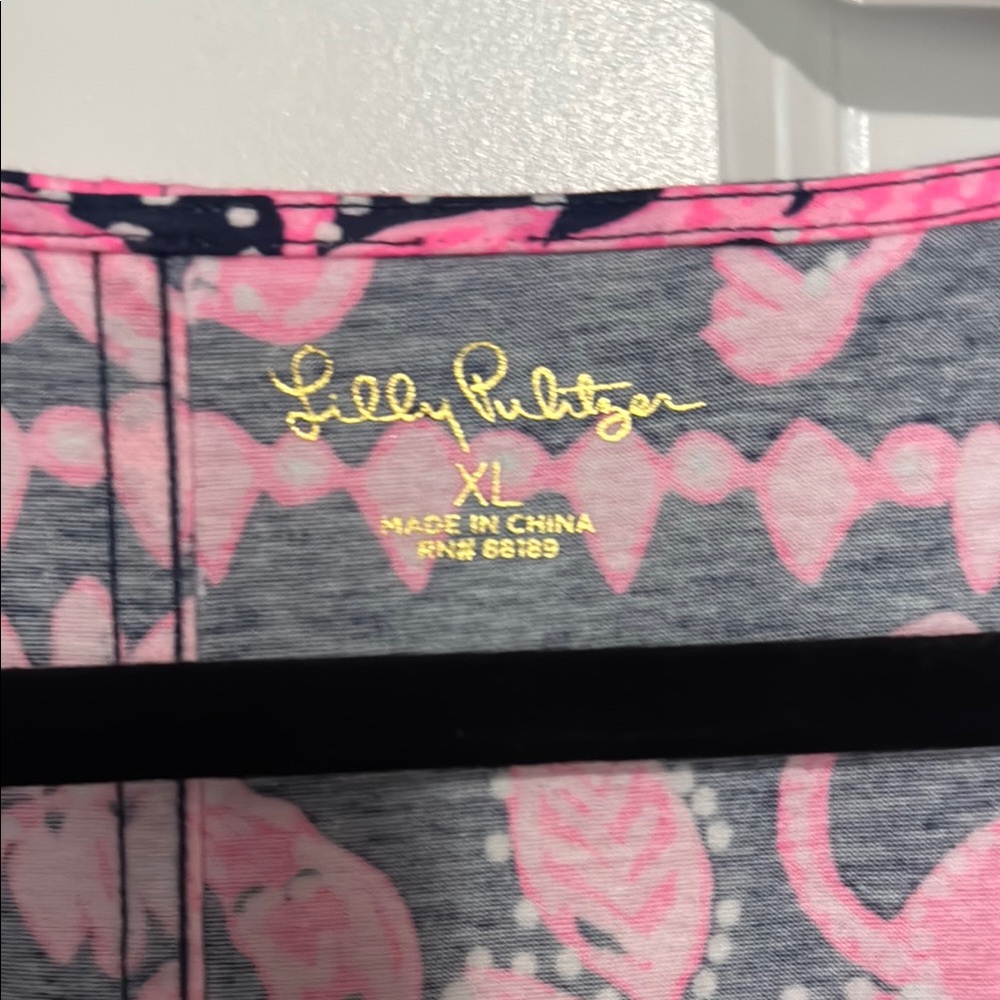 Lilly Pulitzer Pink and Gray Dress